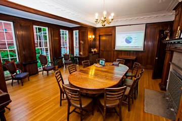 non-profit meeting space: dining room